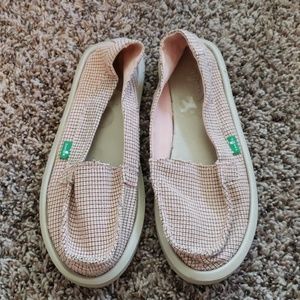 Sanuk slip ons